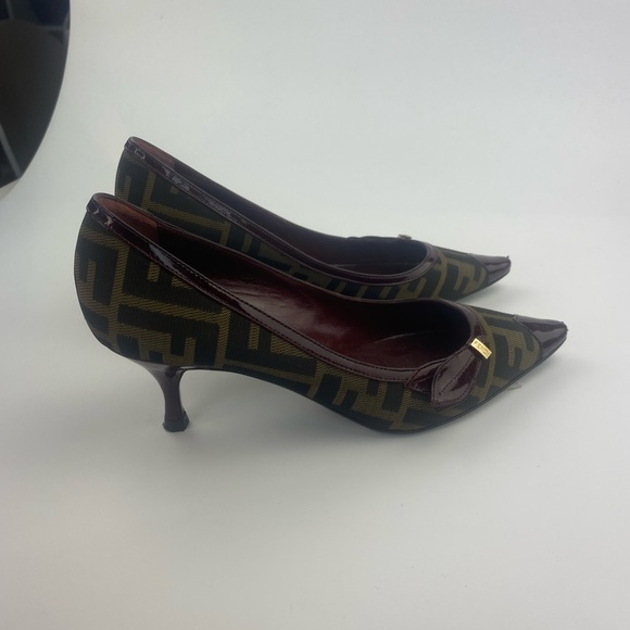 Fendi Monogram Kitten Heels - Picture 3 of 10